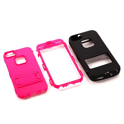 Outdoor Case für Apple iPhone SE 5 5S Hybrid Silikon Kickstand