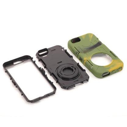 Outdoor Case für Apple iPhone 6 6S Silikon Shookproof Ring Kickstand