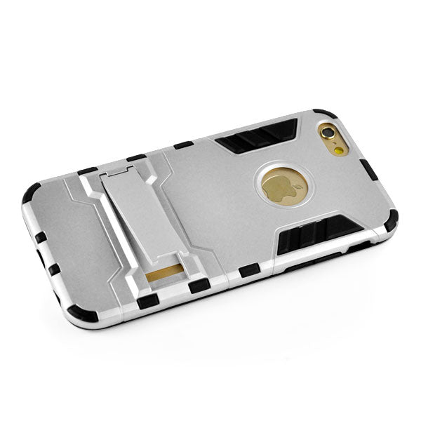 Outdoor Case für Apple iPhone 6 6S Silikon Hybrid Fashion Stand