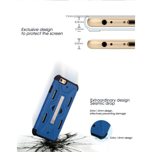 BENWIS Outdoor Case für Apple iPhone 6 6S TPU Hybrid Cool Armor