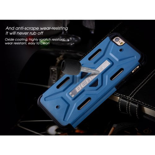 BENWIS Outdoor Case für Apple iPhone 6 6S TPU Hybrid Cool Armor