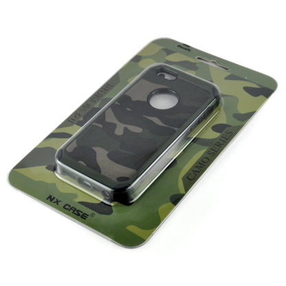 Outdoor Case für Apple iPhone SE 5 5S TPU Hybrid Camouflage