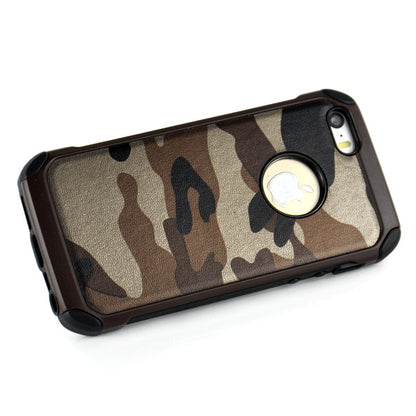 Outdoor Case für Apple iPhone SE 5 5S TPU Hybrid Camouflage
