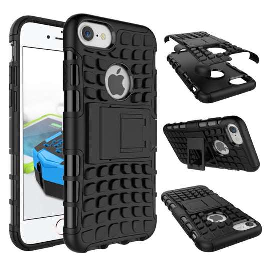 Outdoor Case für Apple iPhone 8 7 SE 2020 TPU Hybrid Skidproof Kickstand
