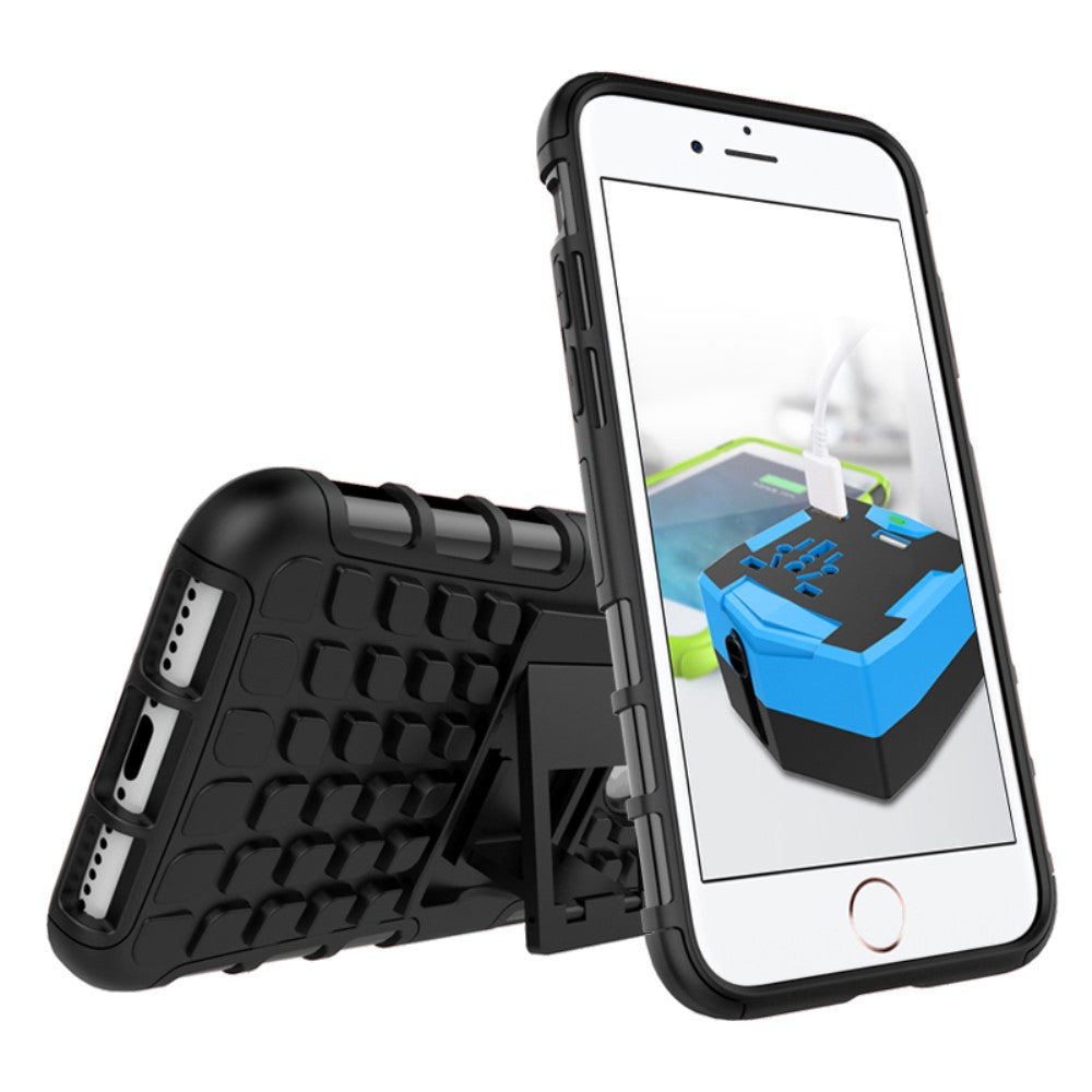 Outdoor Case für Apple iPhone 8 7 SE 2020 TPU Hybrid Skidproof Kickstand