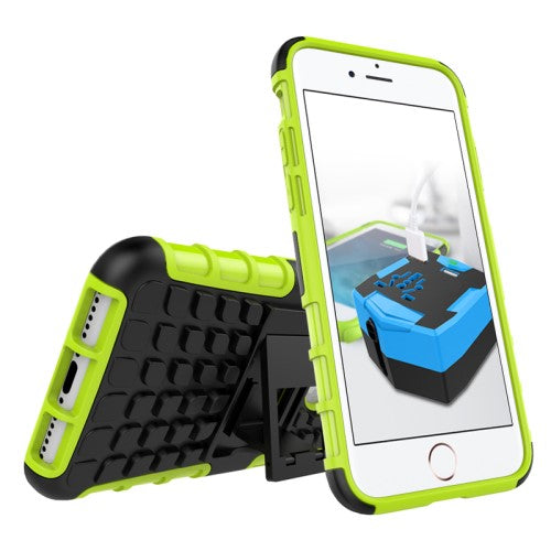 Outdoor Case für Apple iPhone 8 7 SE 2020 TPU Hybrid Skidproof Kickstand
