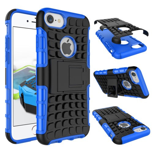 Outdoor Case für Apple iPhone 8 7 SE 2020 TPU Hybrid Skidproof Kickstand