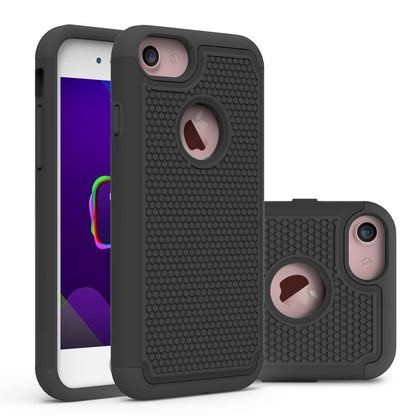 Outdoor Hülle für Apple iPhone 8 7 Silikon Hybrid Panzer Case Stoßfest Trekking