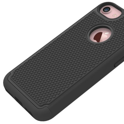 Outdoor Hülle für Apple iPhone 8 7 Silikon Hybrid Panzer Case Stoßfest Trekking