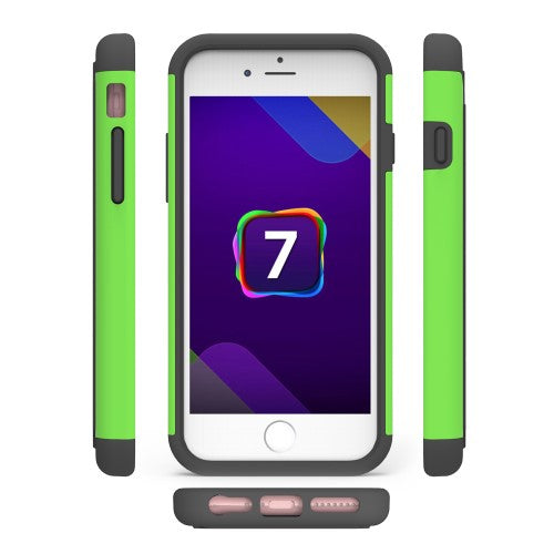 Outdoor Hülle für Apple iPhone 8 7 Silikon Hybrid Panzer Case Stoßfest Trekking