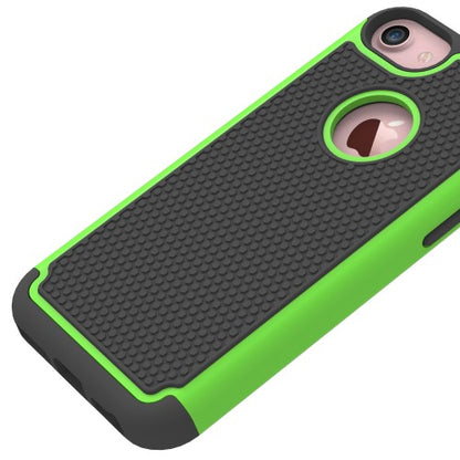 Outdoor Hülle für Apple iPhone 8 7 Silikon Hybrid Panzer Case Stoßfest Trekking