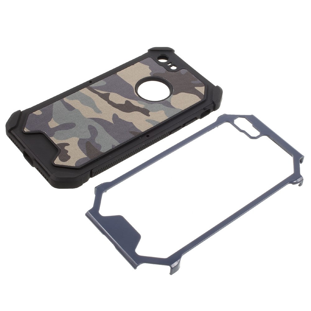 Outdoor Case für Apple iPhone 8 7 SE 2020 TPU Hybrid Camouflage