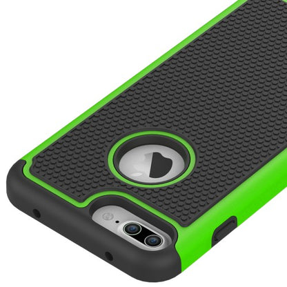 Outdoor Case für Apple iPhone 8 PLUS 7 PLUS Silikon Hybrid Football Grain
