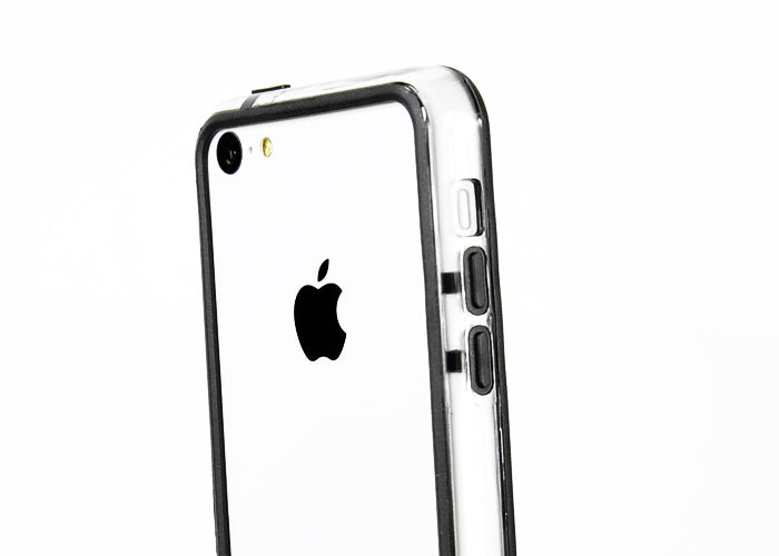 TPU Hybrid Bumper für Apple iPhone 5C Transparent