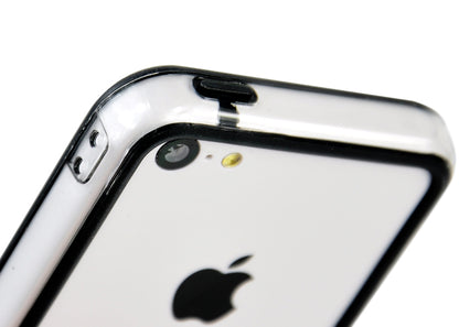 TPU Hybrid Bumper für Apple iPhone 5C Transparent