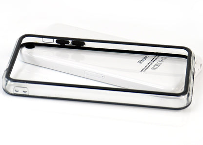 TPU Hybrid Bumper für Apple iPhone 5C Transparent