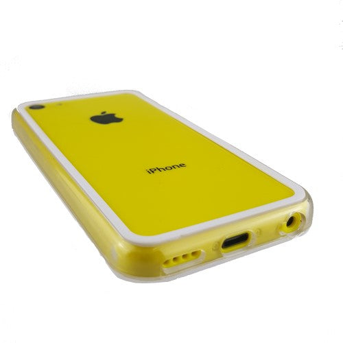 TPU Hybrid Bumper für Apple iPhone 5C Transparent