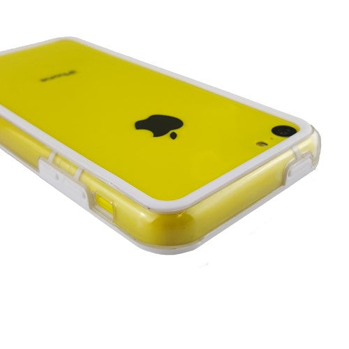 TPU Hybrid Bumper für Apple iPhone 5C Transparent
