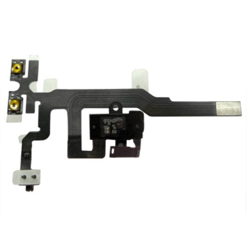 Audiobuchse für Apple iPhone 4S Kopfhörer Flex Kabel mit Lautstärkeregler und Stummschalter