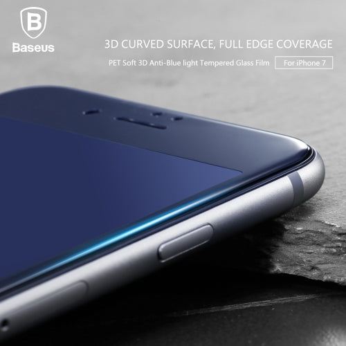 Apple iPhone 7 4.7" BASEUS Schutzglas Schutzfolie 0,23mm Full Screen 3D Soft