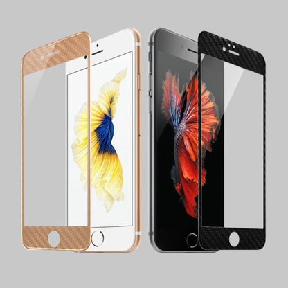 Apple iPhone 7 4.7" WUW 3D Schutzglas Full Coverage Carbon Optik Protector Film