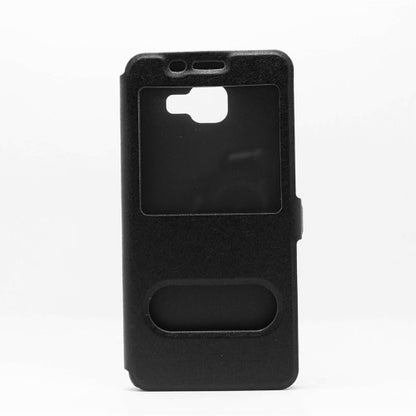 Wallet Case für Samsung Galaxy A5 A510 (2016) Dual Window View Silk Book Etui