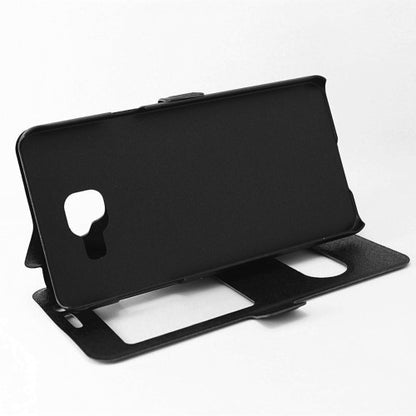Wallet Case für Samsung Galaxy A5 A510 (2016) Dual Window View Silk Book Etui