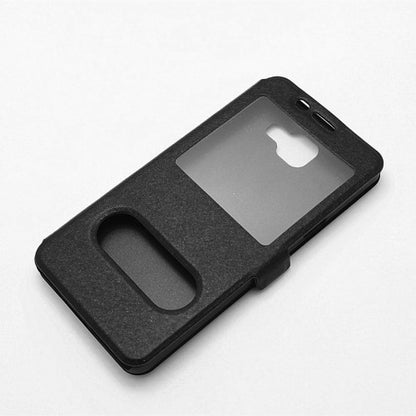 Wallet Case für Samsung Galaxy A5 A510 (2016) Dual Window View Silk Book Etui