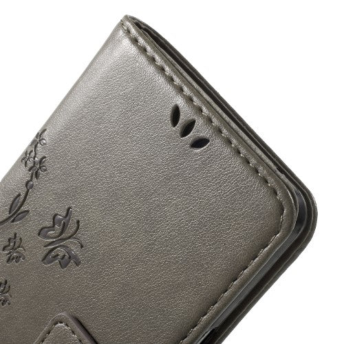 Wallet Case für Samsung Galaxy A5 A510 (2016) Butterfly Flower Motiv