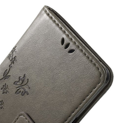Wallet Case für Samsung Galaxy A5 A510 (2016) Butterfly Flower Motiv