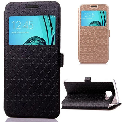 Wallet Case für Samsung Galaxy A5 A510 (2016) Rhombus Window View