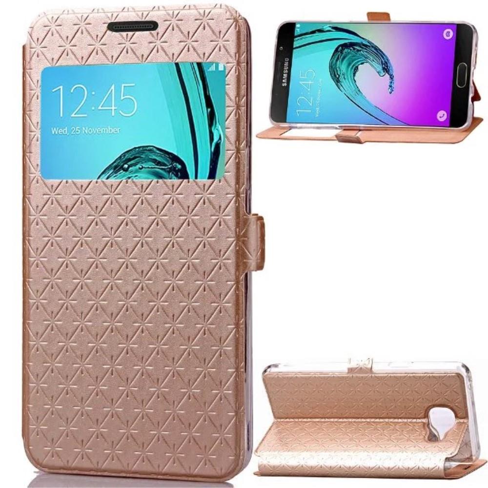 Wallet Case für Samsung Galaxy A5 A510 (2016) Rhombus Window View