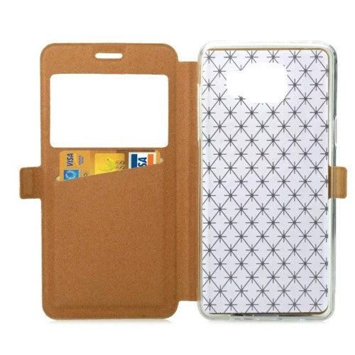 Wallet Case für Samsung Galaxy A5 A510 (2016) Rhombus Window View