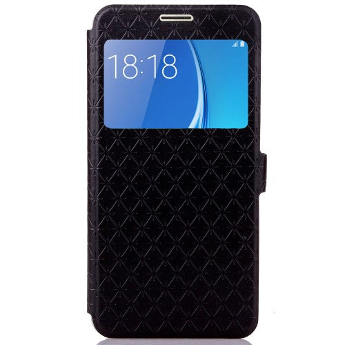 Wallet Case für Samsung Galaxy J5 J510 (2016) Rhombus Window View