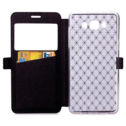 Wallet Case für Samsung Galaxy J5 J510 (2016) Rhombus Window View