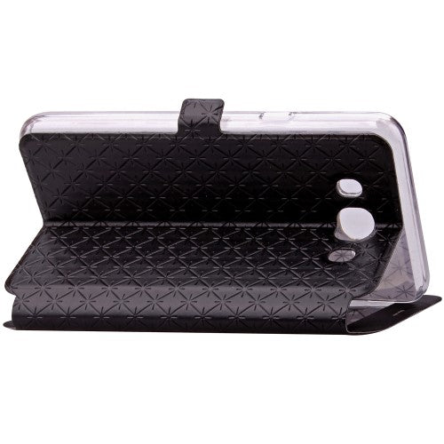 Wallet Case für Samsung Galaxy J5 J510 (2016) Rhombus Window View