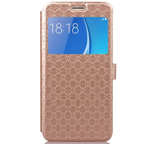 Wallet Case für Samsung Galaxy J5 J510 (2016) Rhombus Window View