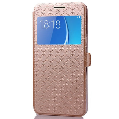 Wallet Case für Samsung Galaxy J5 J510 (2016) Rhombus Window View