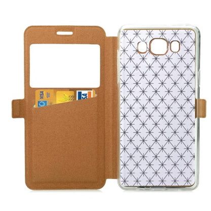 Wallet Case für Samsung Galaxy J5 J510 (2016) Rhombus Window View