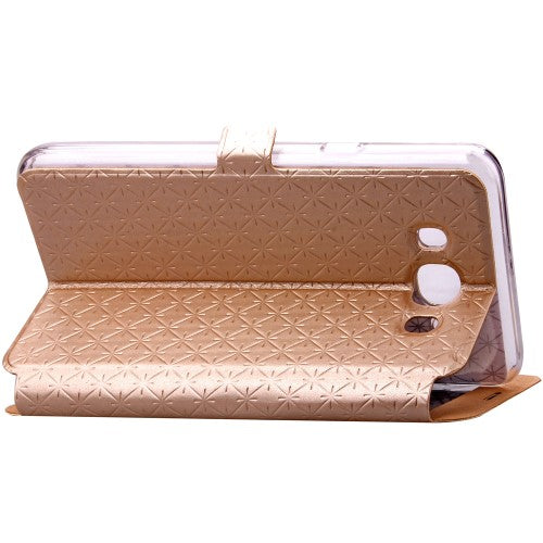 Wallet Case für Samsung Galaxy J5 J510 (2016) Rhombus Window View