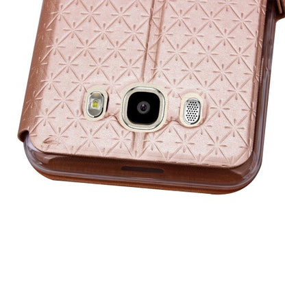 Wallet Case für Samsung Galaxy J5 J510 (2016) Rhombus Window View