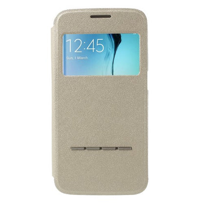 Wallet Case für Samsung Galaxy S6 Edge G925 Window View Metal Slide Touch
