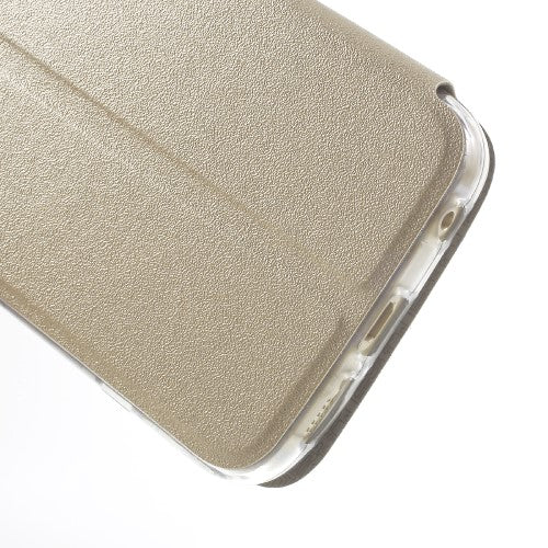 Wallet Case für Samsung Galaxy S6 Edge G925 Window View Metal Slide Touch
