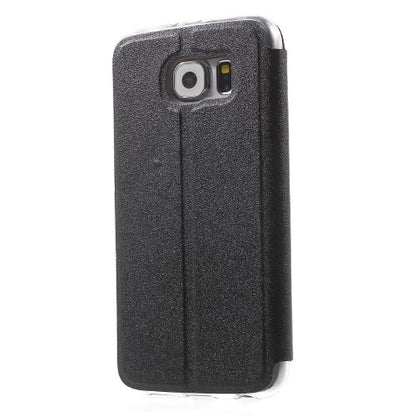Wallet Case für Samsung Galaxy S6 G920 Window View Metal Slide Touch