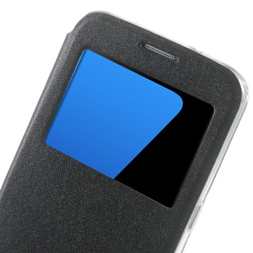 Wallet Case für Samsung Galaxy S7 Edge G935 Window View Metal Slide Touch