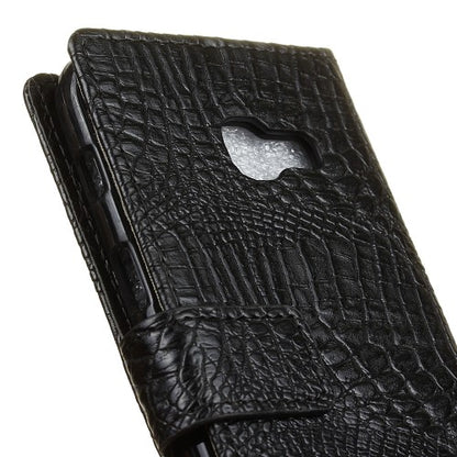 Wallet Case für Samsung Galaxy A3 A320 (2017) Crocodile Skin Kroko Muster