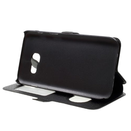 Wallet Case für Samsung Galaxy A3 A320 (2017) Dual Window View Silk Book Etui