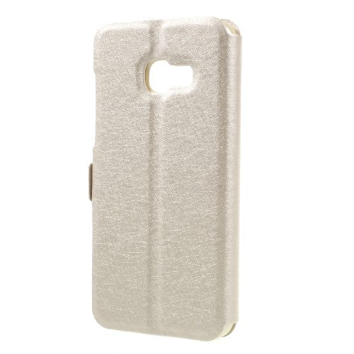 Wallet Case für Samsung Galaxy A3 A320 (2017) Dual Window View Silk Book Etui