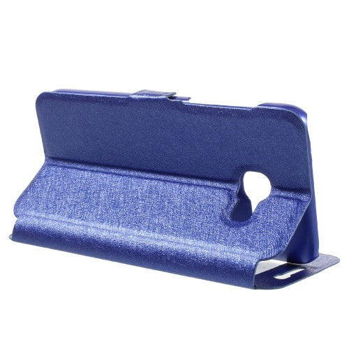 Wallet Case für Samsung Galaxy A3 A320 (2017) Dual Window View Silk Book Etui