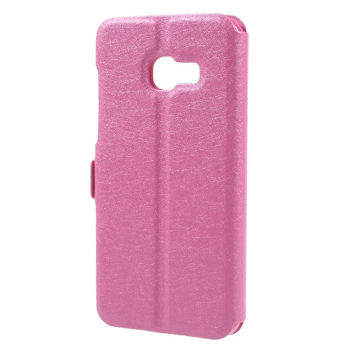 Wallet Case für Samsung Galaxy A3 A320 (2017) Dual Window View Silk Book Etui